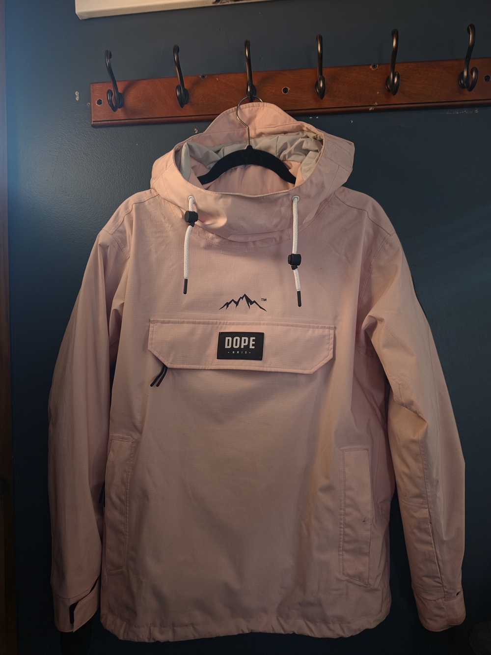Dope Snow Pink Pullover Anorak Ski Snowboard  Jacket